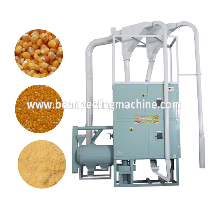 small scale electric automatic maize flour grinding mill machine